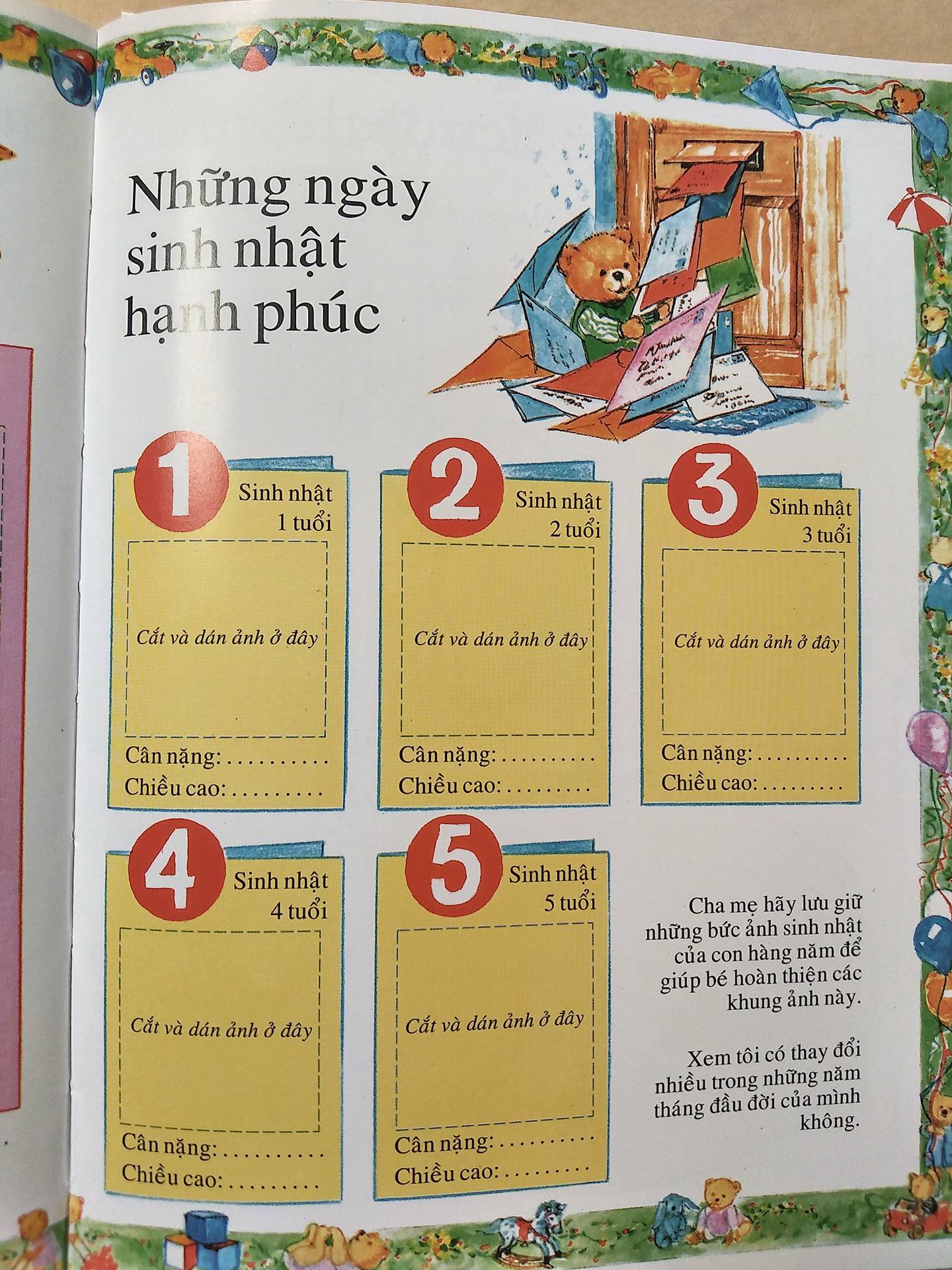 Nhật Ký 5 Năm Đầu Đời Của Bé (Lưu Giữ Khoảnh Khắc Và Kỷ Niệm Của Bé) (Tái Bản 2018)