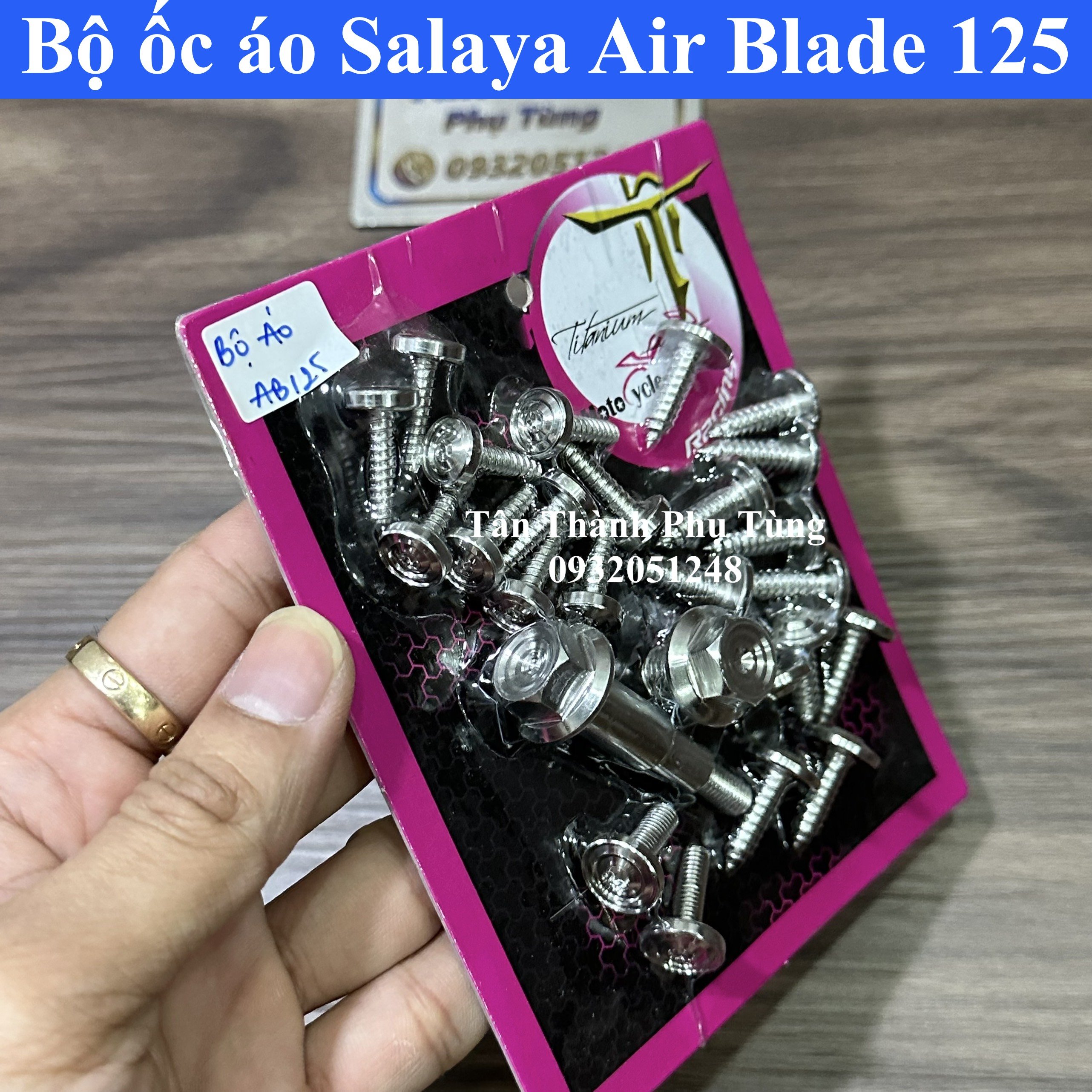 Bộ ốc áo Salaya dành cho Air Blade 2016-2022