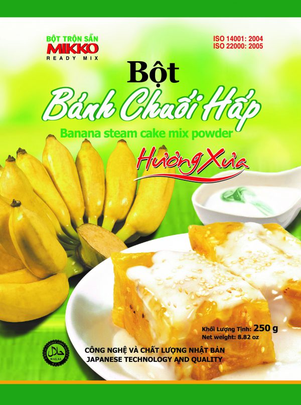 Bột bánh chuối hấp 250gr - MIKKO HƯƠNG XƯA