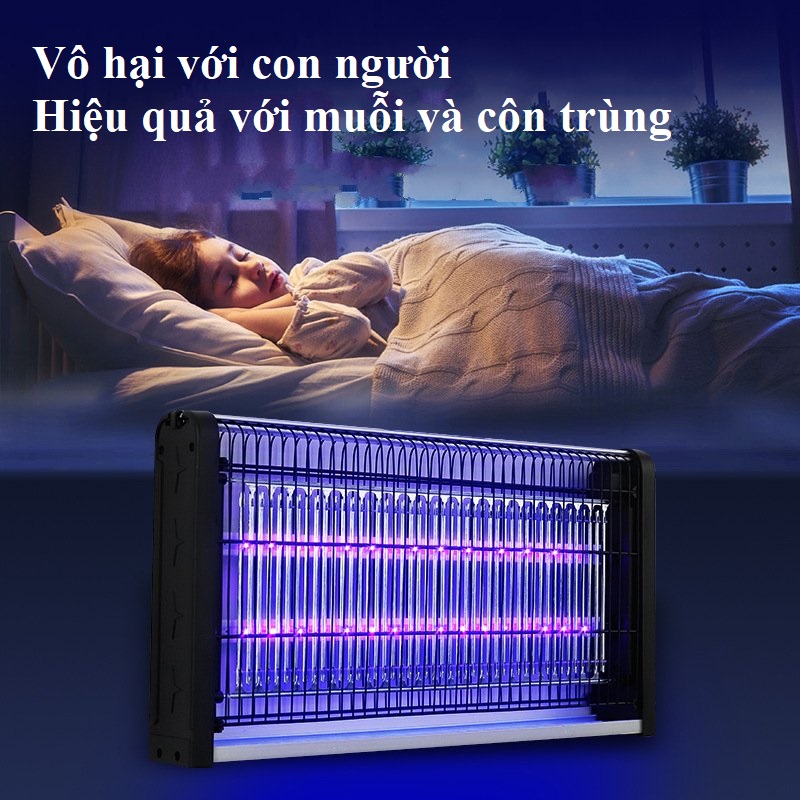 Đèn Bắt Muỗi, Diệt Côn Trùng Công Nghiệp Led HighUVC LifeGuard Germany size 46cm