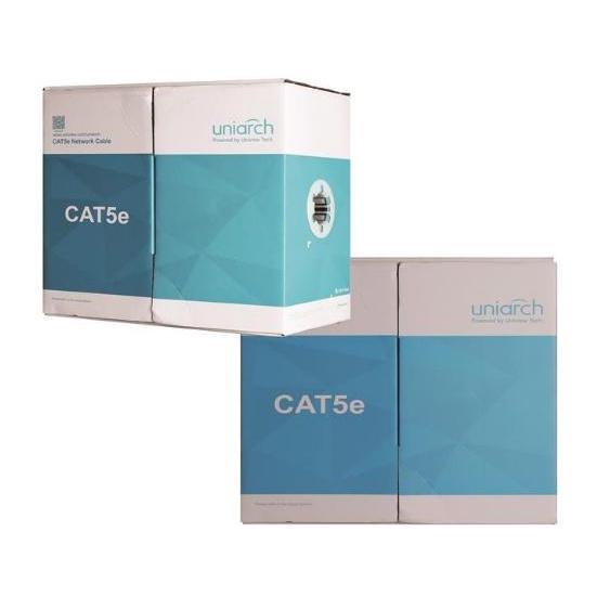 Cáp Mạng UTP Cat5e Đồng Nguyên Chất Uniarch CAB-5E-B 305m -HÀNG CHÍNH HÃNG