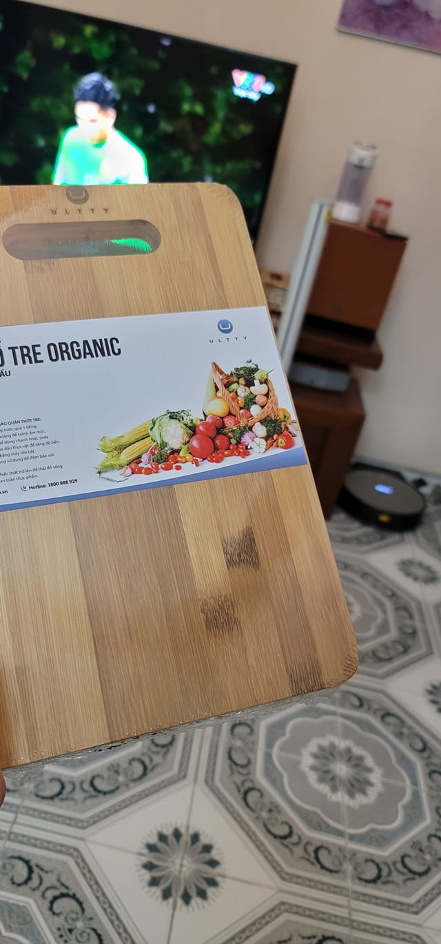 Thớt Gỗ Tre Organic Ultty Vina Có Đặc Tính Kháng Khuẩn Và Chống Mùi Hôi – Hàng Chính Hãng