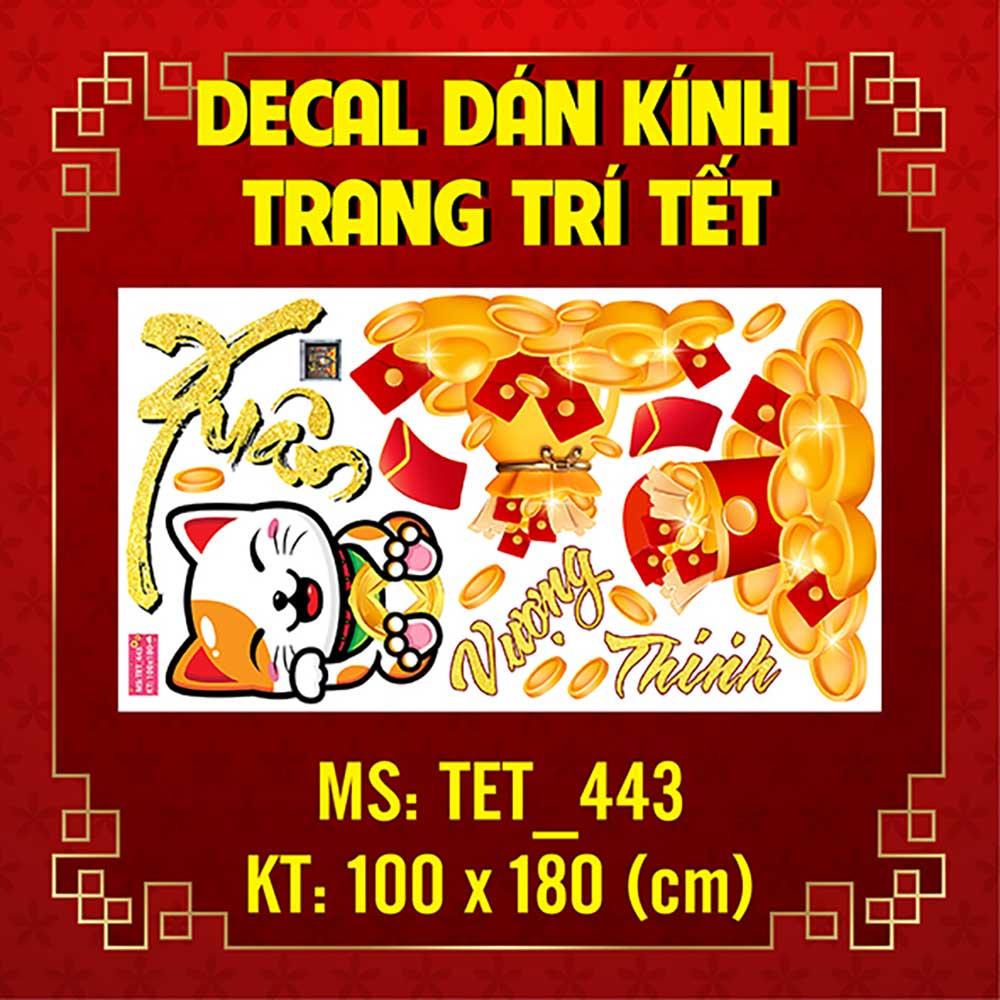 DECAL TRANG TRÍ TẾT 2023 COMBO SỐ 104