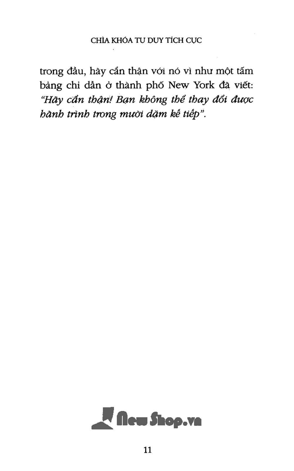 Chìa Khóa Tư Duy Tích Cực _FN