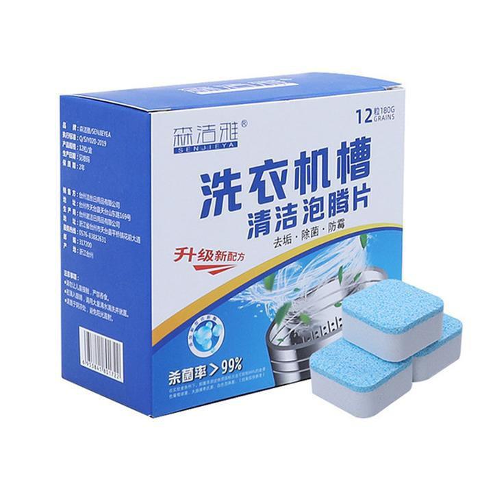 Hộp 12 Viên Tẩy Lồng Máy Giặt