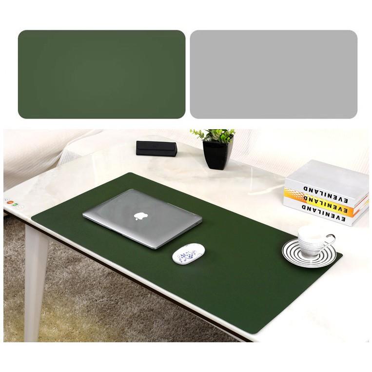 Thảm Da Lót Bàn Làm Việc Size Lớn DeskPad 120x60, 120x50, 100x50..Kiêm Bàn Di Chuột Cỡ Lớn Chống Nước