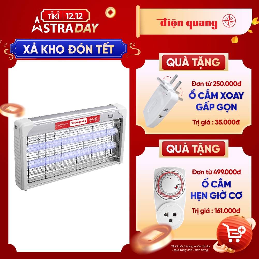 Đèn Bắt Muỗi Điện Quang ĐQ EML05L (483 x 65 x 245 mm)