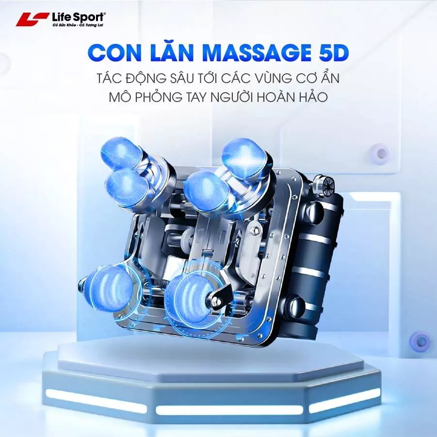 Ghế Massage Toàn Thân Lifesport LS-650,Ghế Massage Đem Đến Những Phút Giây Thư Giãn Đỉnh Cao Tại Nhà