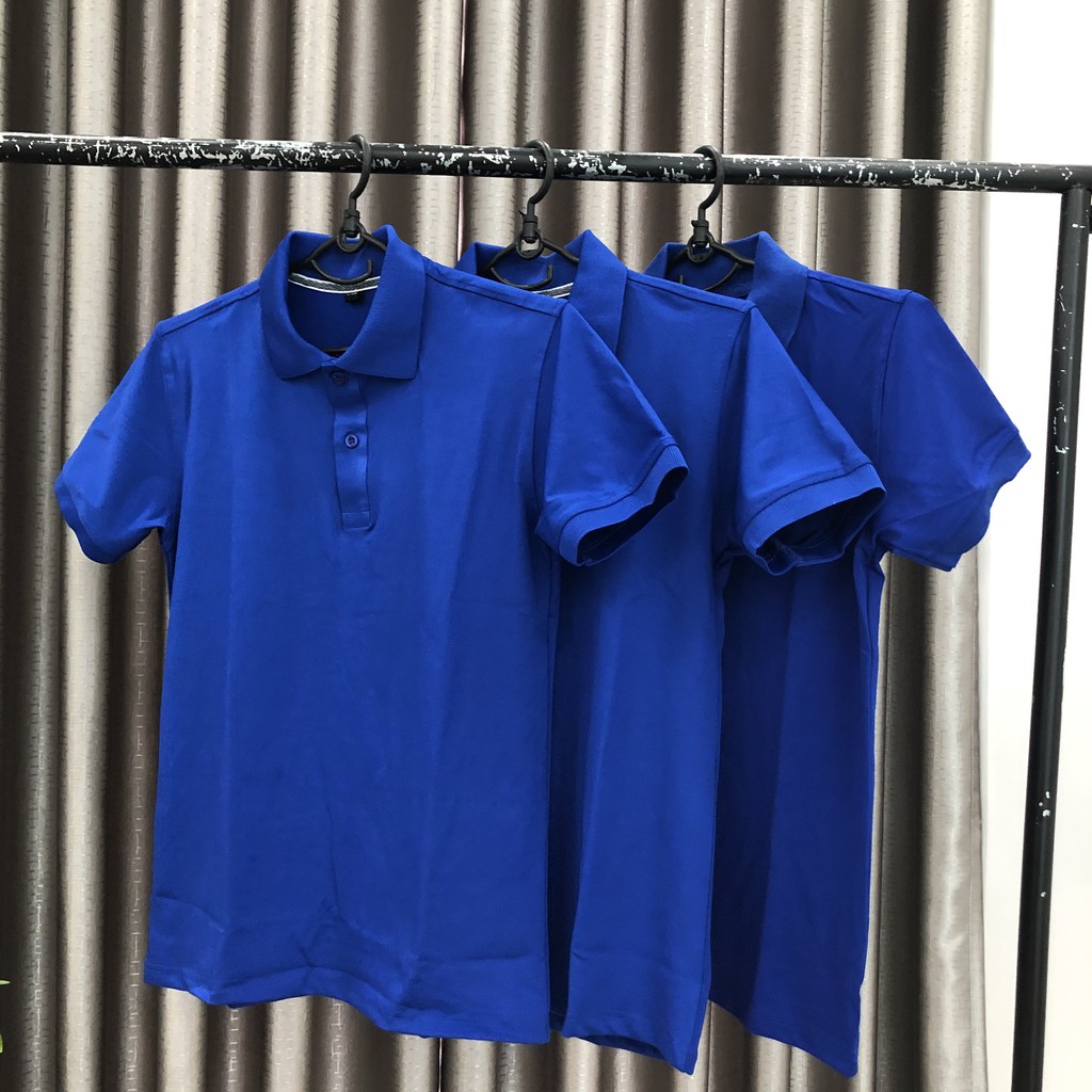 Áo thun nam POLO trơn vải cá sấu cotton cao cấp ngắn tay cực sang trọng