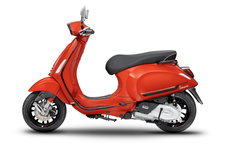 Xe Tay Ga Vespa Sprint S 125 Màu Cam Orange Tramonto