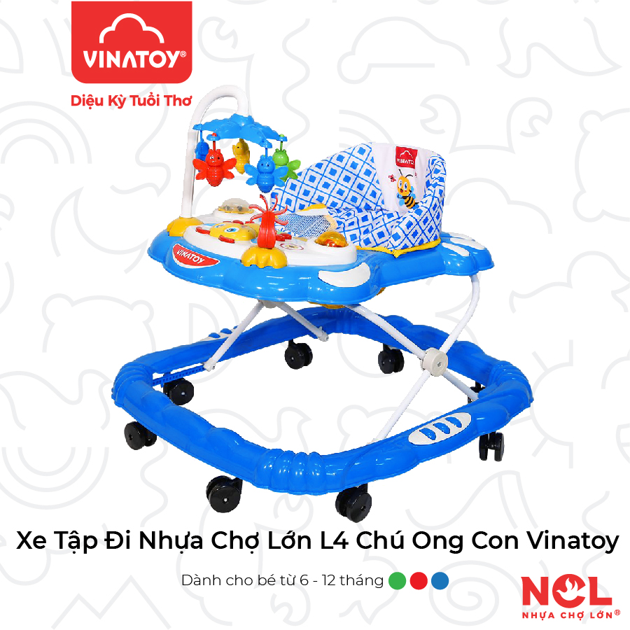 Xe Tập Đi L4 Con Ong Dành Cho Bé Từ 6 -12 Tháng - M1849-XTĐ