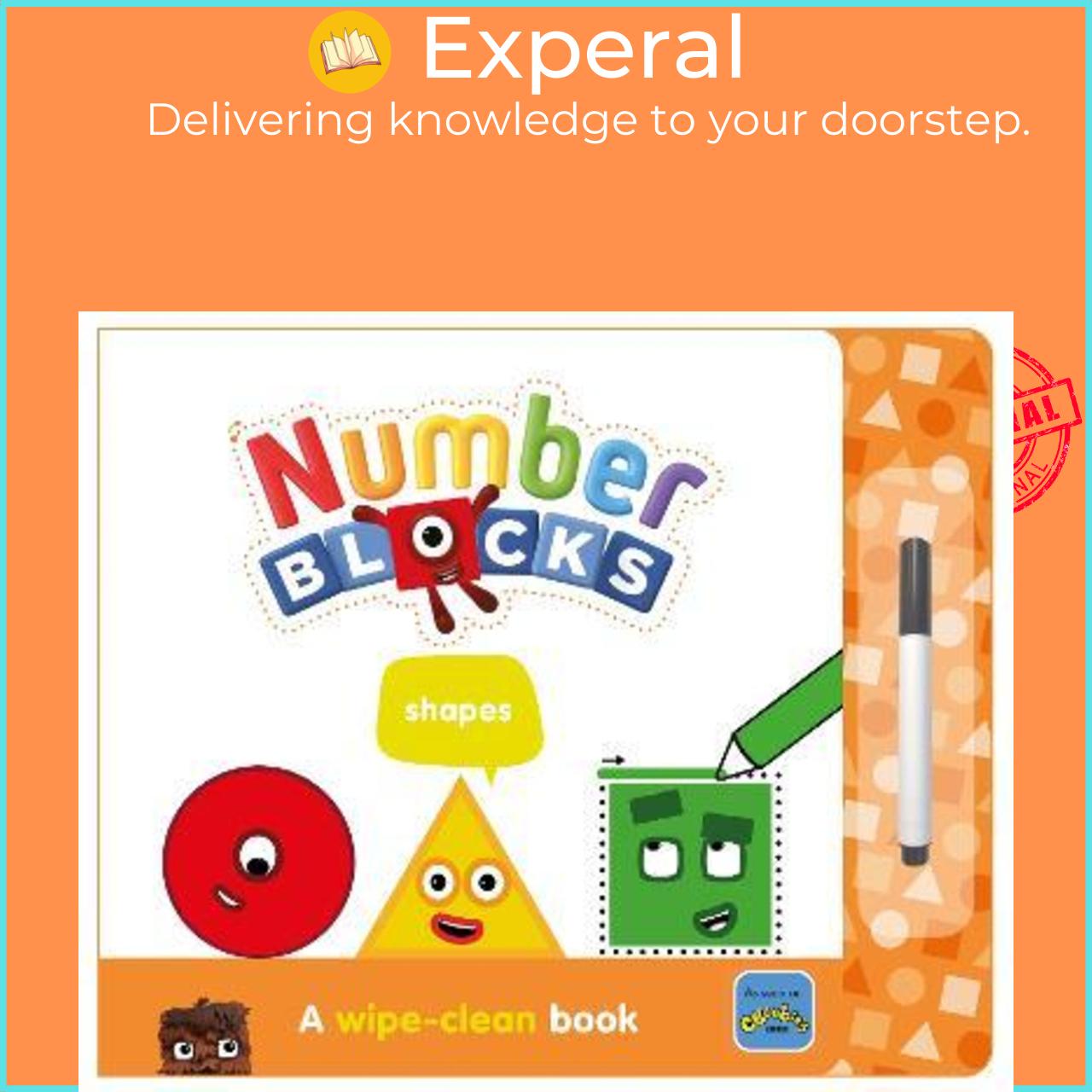Sách - Numberblocks Shapes: A Wipe-Clean Book by Sweet Cherry Publishing