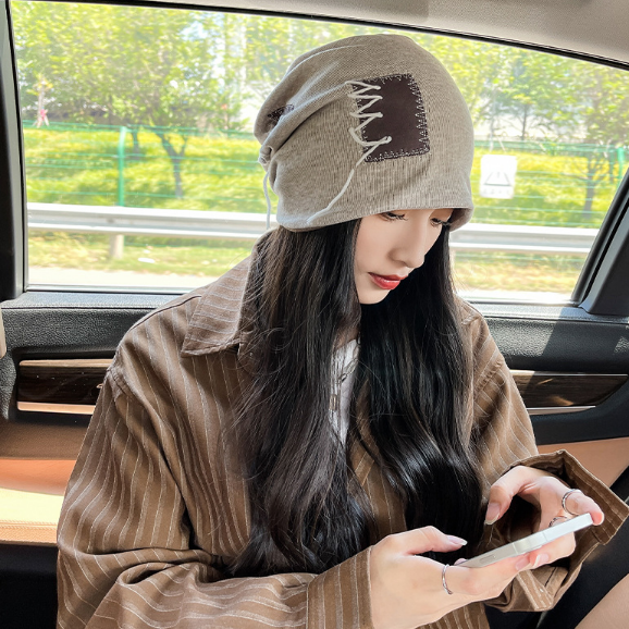 Mũ len trùm đầu nữ phong cách Hàn mới, nón beret len thời trang cao cấp