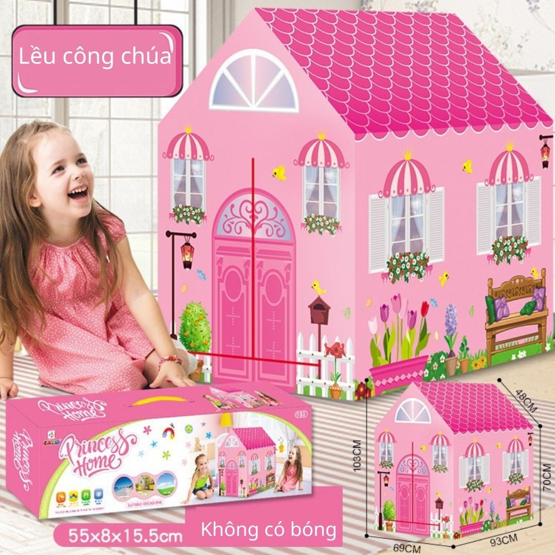 Đồ chơi trong nhà Lều kẹo trẻ em, cảnh sát, cứu hỏa, công chúa, siêu thị, khủng long EASYTOY