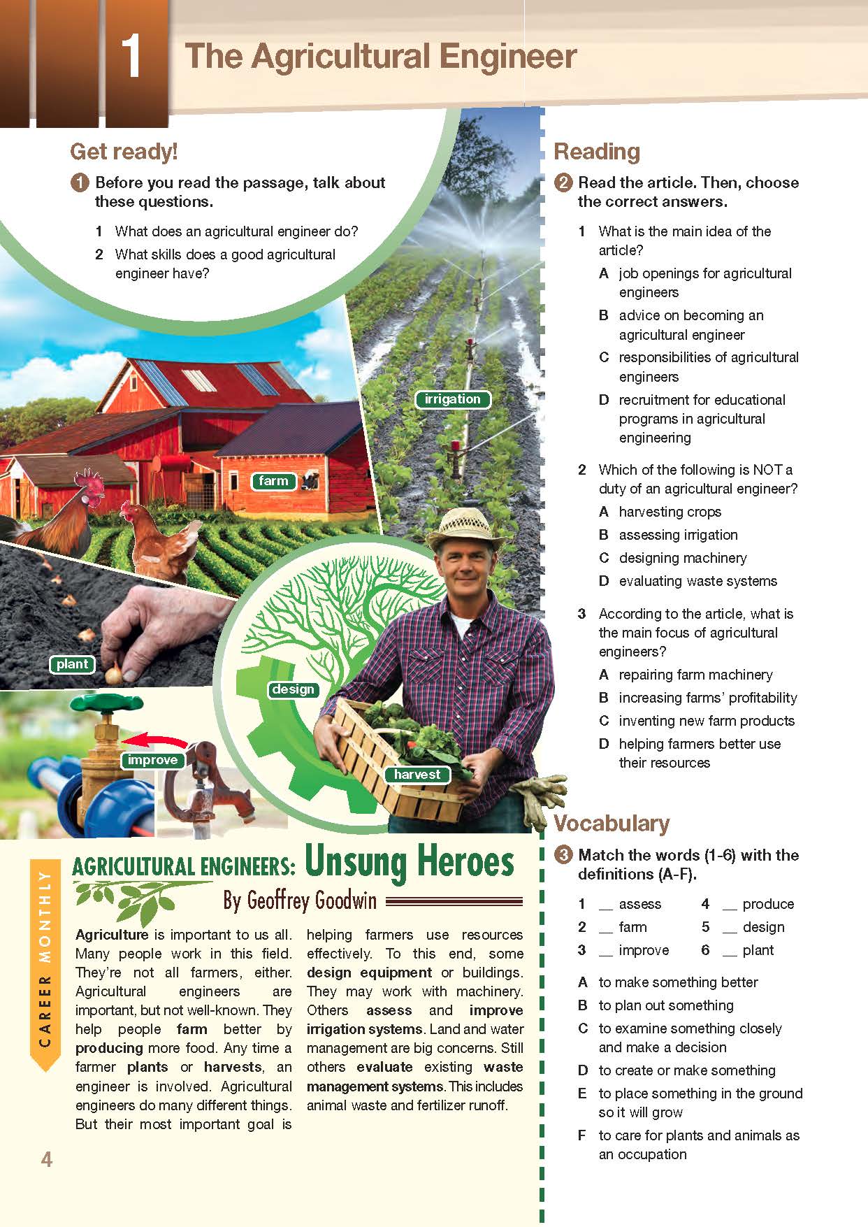 Career Paths Agricultural Engineering (Esp) Student'S Pack