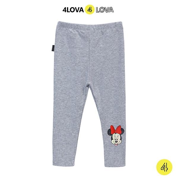 Quần legging bé gái 4LOVA len thun nỉ bông cho bé gái dày dặn giữ nhiệt ấm áp dễ thương