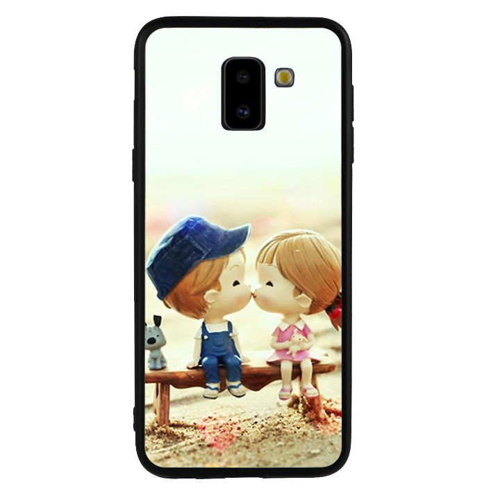 Ốp lưng viền TPU cho Samsung Galaxy J6 2018 - Kiss Love 03