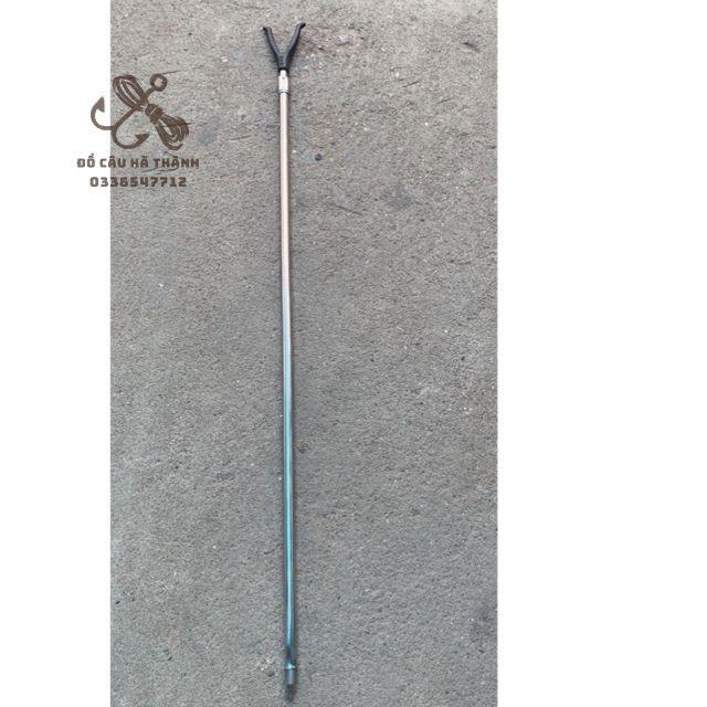 Chống cần câu cá chữ y 1m5 chống cần inox chống cần bọc đầu nhựa