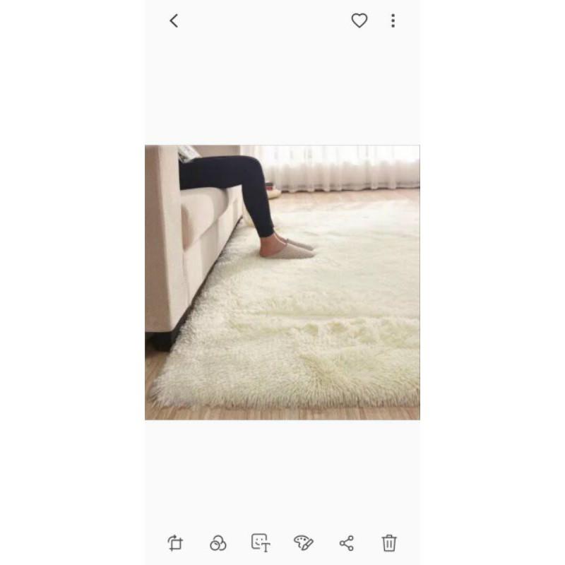 Thảm lông trải sàn khách