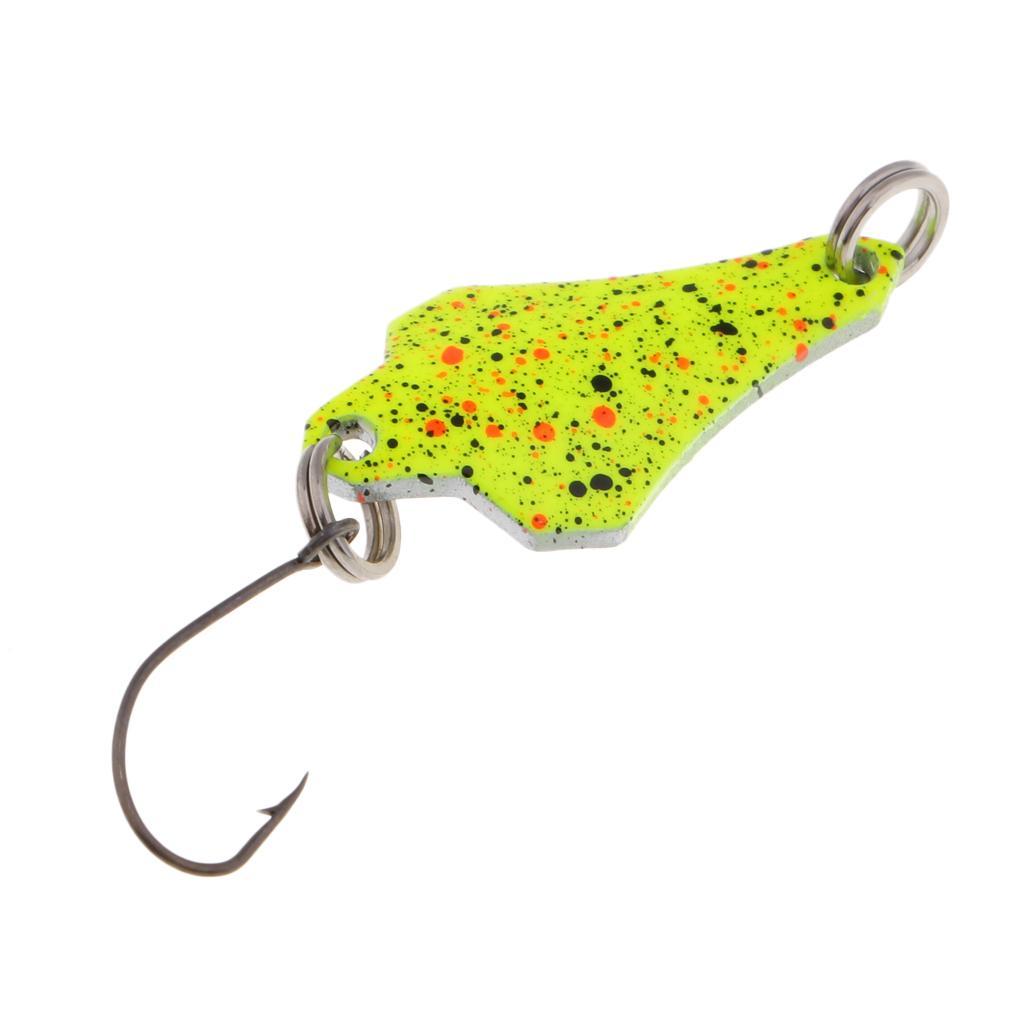 1 Piece Spoon Sequin Fishing Lure Metal Hard Bait Spinnerbait Crankbait 100% Brand New High Quality