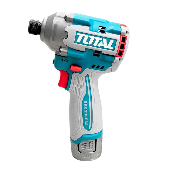 MÁY SIẾT VÍT KHÔNG CHỔI THAN DÙNG PIN LITHIUM 16V 170NM TOTAL TIRLI16178 - HÀNG CHÍNH HÃNG