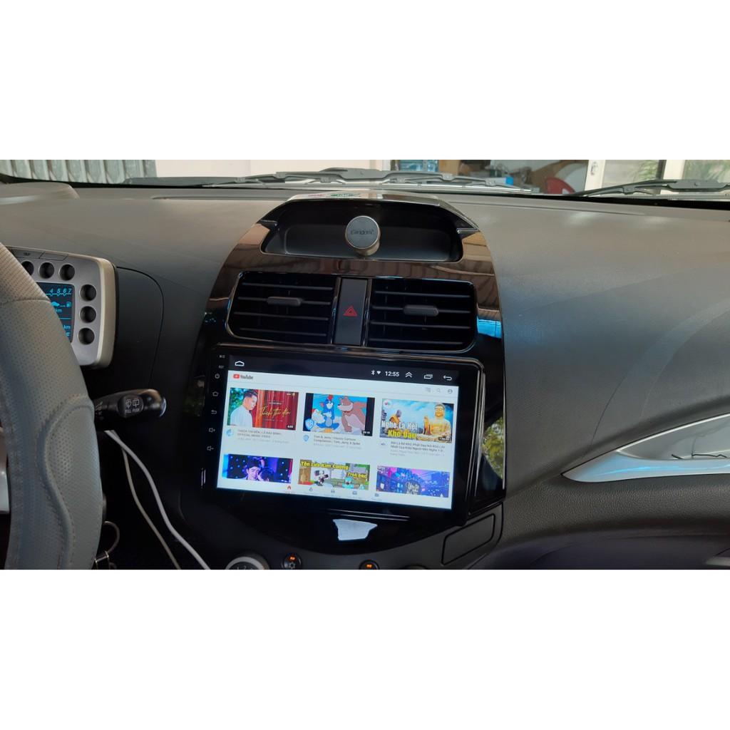 Màn Hình Android 9 inch Cho Xe SPARK 2009-2016 - Đầu DVD Chạy Android Kèm Mặt Dưỡng Giắc Zin Cho Chevrolet Spark