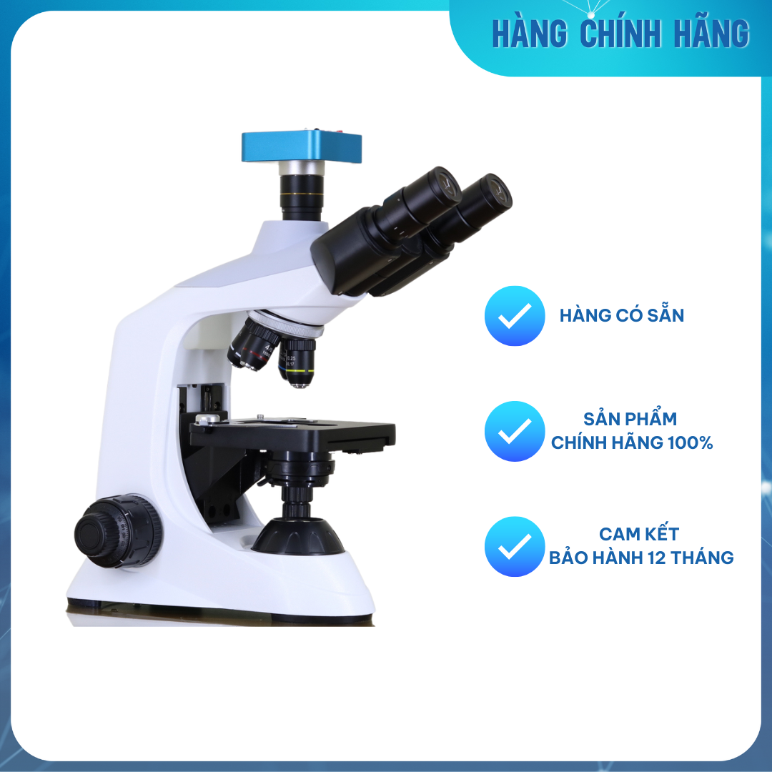 Bộ Kính Hiển Vi 3 Mắt Kết Nối Máy Tính ICC-1021 | Hàng Chính Hãng