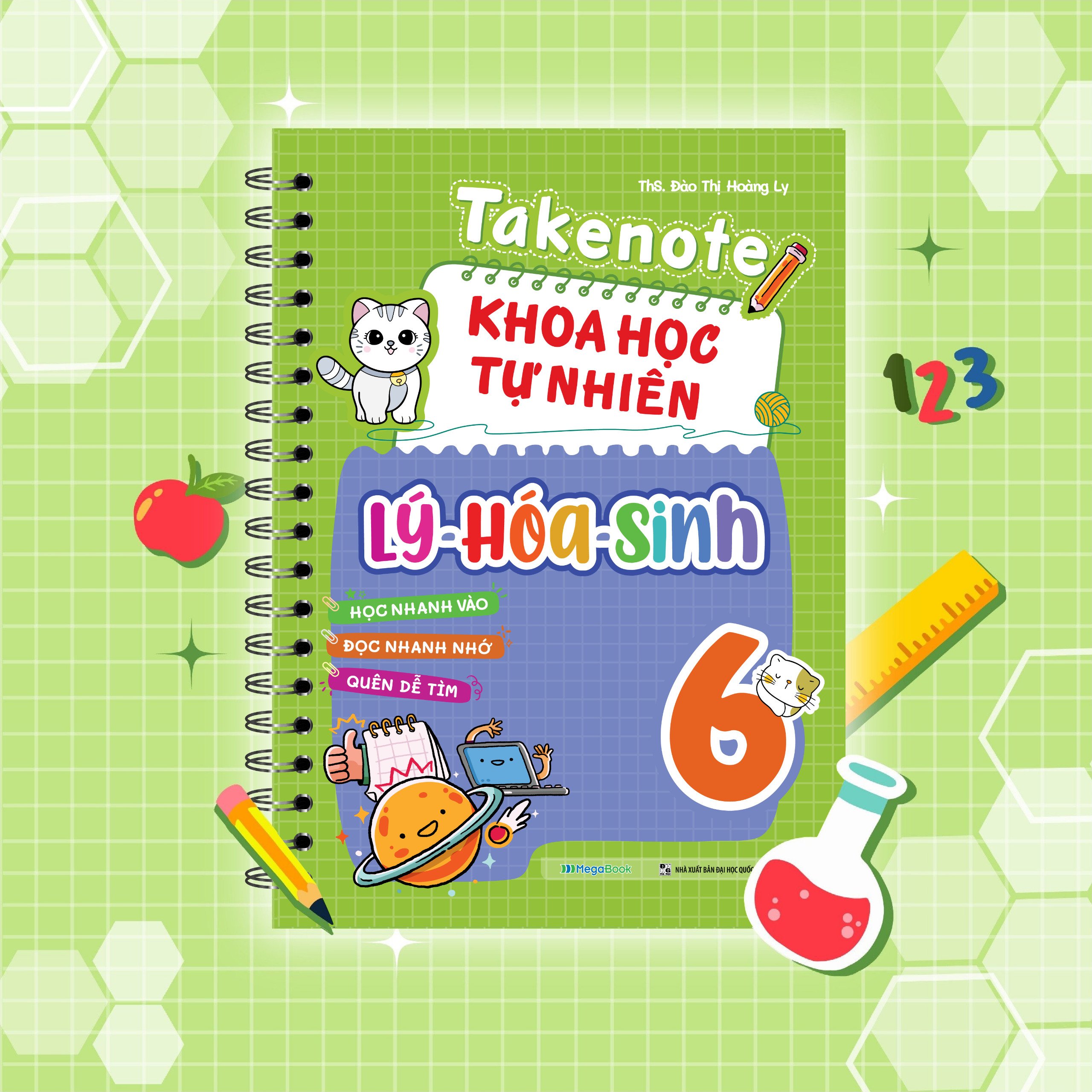 Sách Takenote Khoa học tự nhiên Lý - Hóa - Sinh Lớp 6