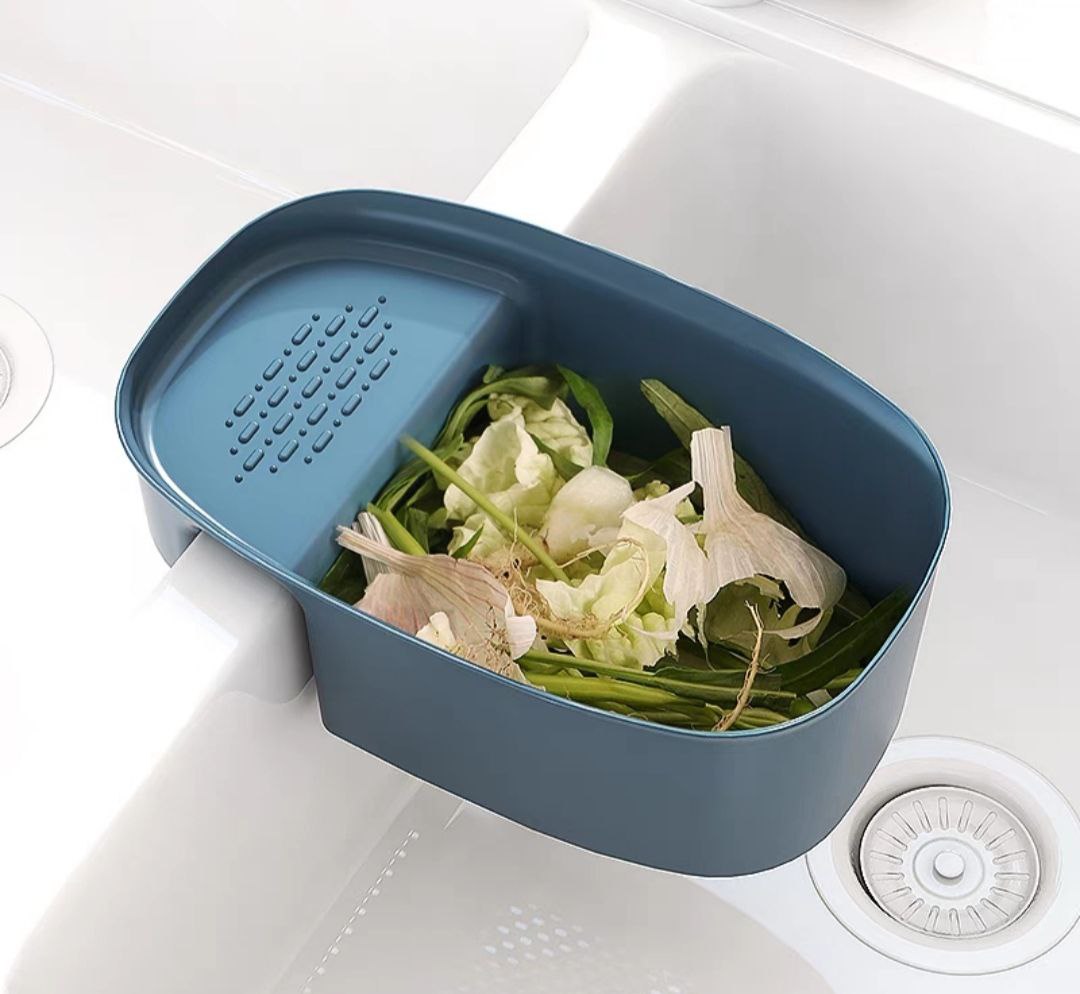 Khay lọc rác bồn rửa bát đa năng Khay gác bồn đựng đồ rửa chén bát