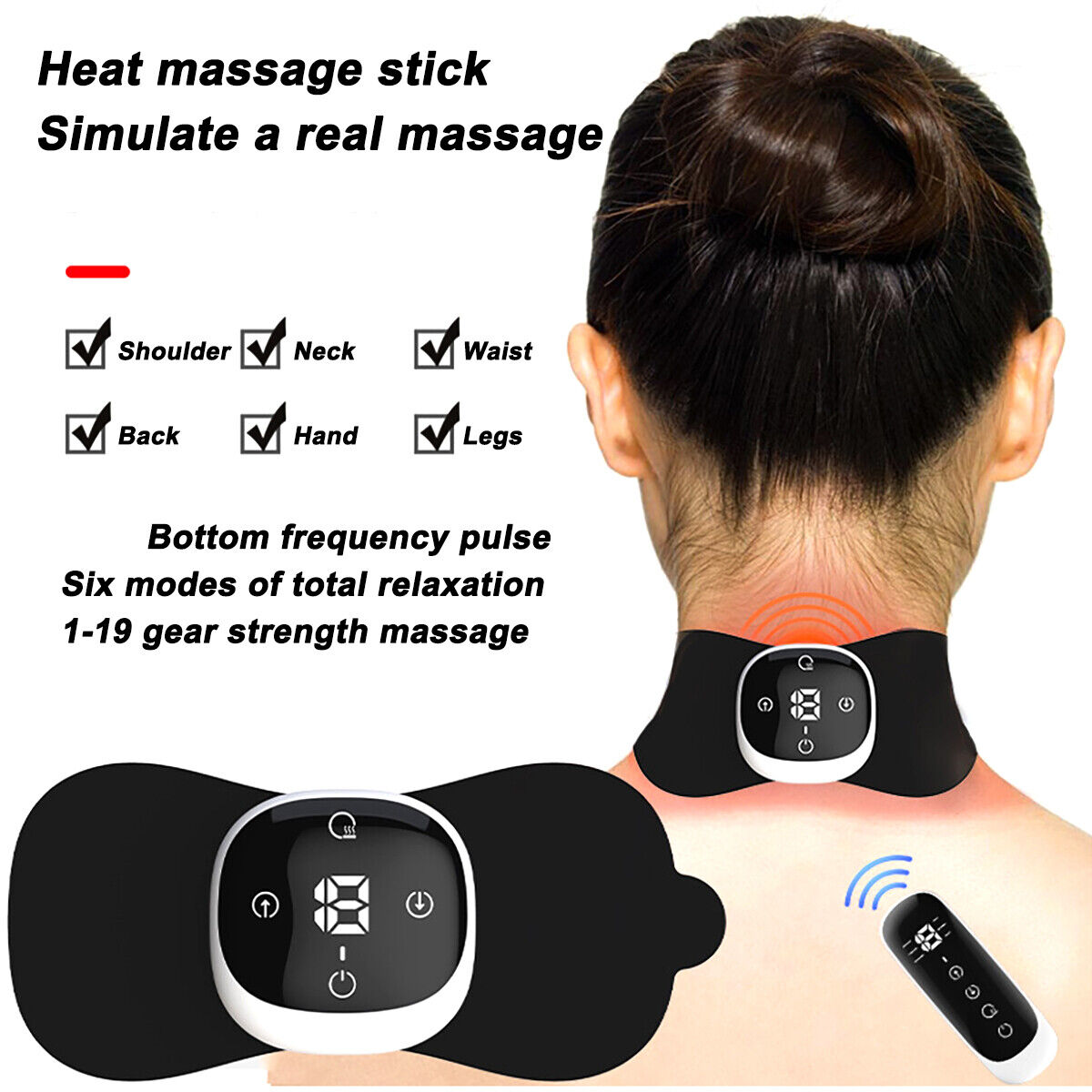 Máy massage cổ mini Portable Electric Neck Massager Cervical EMS