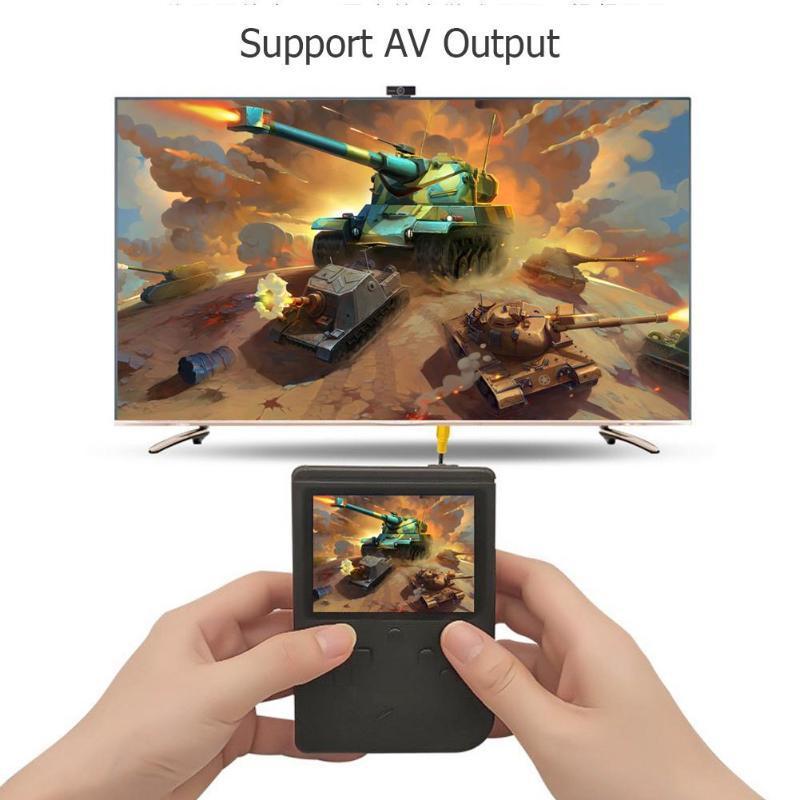 Máy điều khiển trò chơi video cầm tay mini cầm tay retro di động 8 bit 3,0 inch LCD Trò chơi màu trẻ em Người chơi tích hợp 400 Trò chơi Màu sắc: Màu đỏ