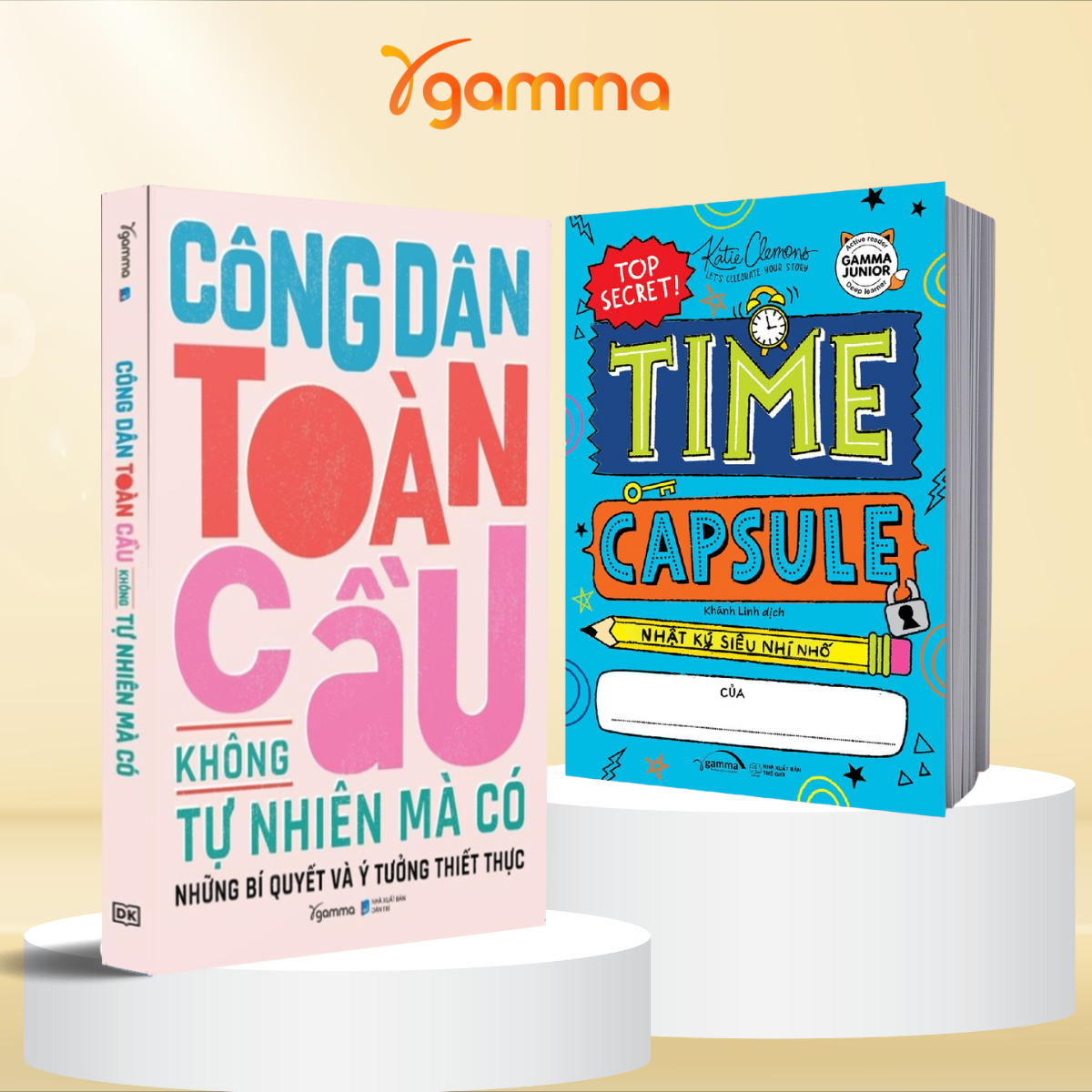 Combo Công Dân Toàn Cầu Không Tự Nhiên Mà Có + Time Capsule - Nhật Ký Siêu Nhí Nhố