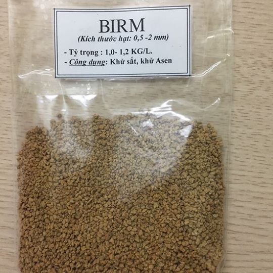 Combo Hạt Birm dùng xử lý nước gói 1kg, 5kg và bao 25kg