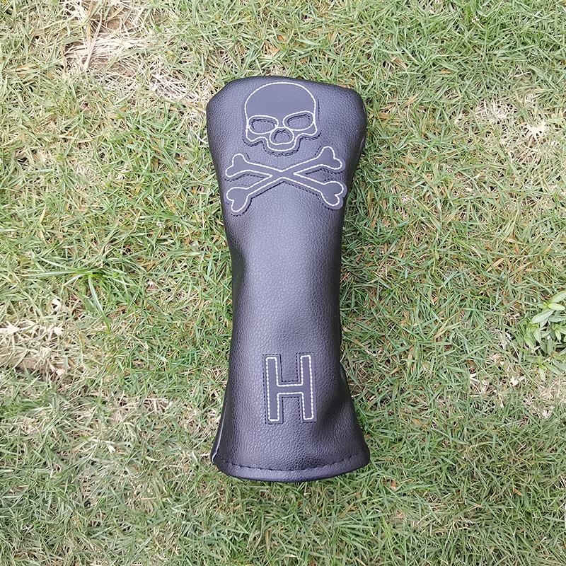 Bìa đầu golf Golf Golf Woods Vỏ đầu cho người lái xe Fairway Iron Putter 135H Câu lạc bộ đặt đầu PU chống thấm nước unisex Color: D
