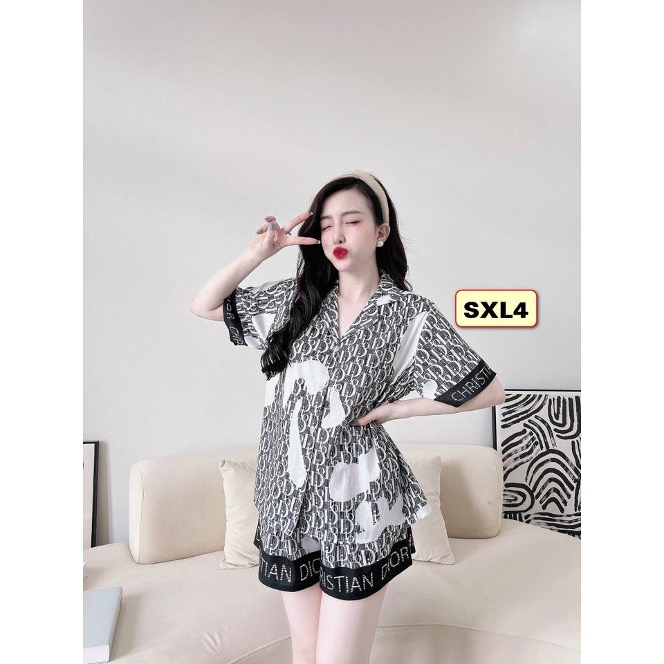 BỘ PYJMA SHORT LỤA SIZE XL 55-65kg