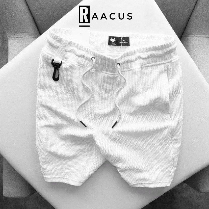 Quần đùi nam unisex chất đũi mặc ở nhà dáng suông RAACUSSTORE, quần short nam thể thao phong cách ulzzang – Q110