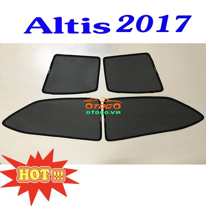 Bộ Rèm Che Nắng Kính Ô Tô Theo Xe - Altis 2017 LOẠI 1