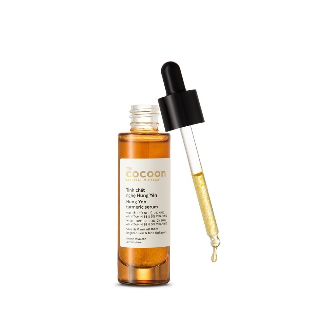 Serum COCOON Nghệ Hưng Yên Sáng Da & Mờ Vết Thâm - COCOON Hung Yen Turmeric Serum 30mL