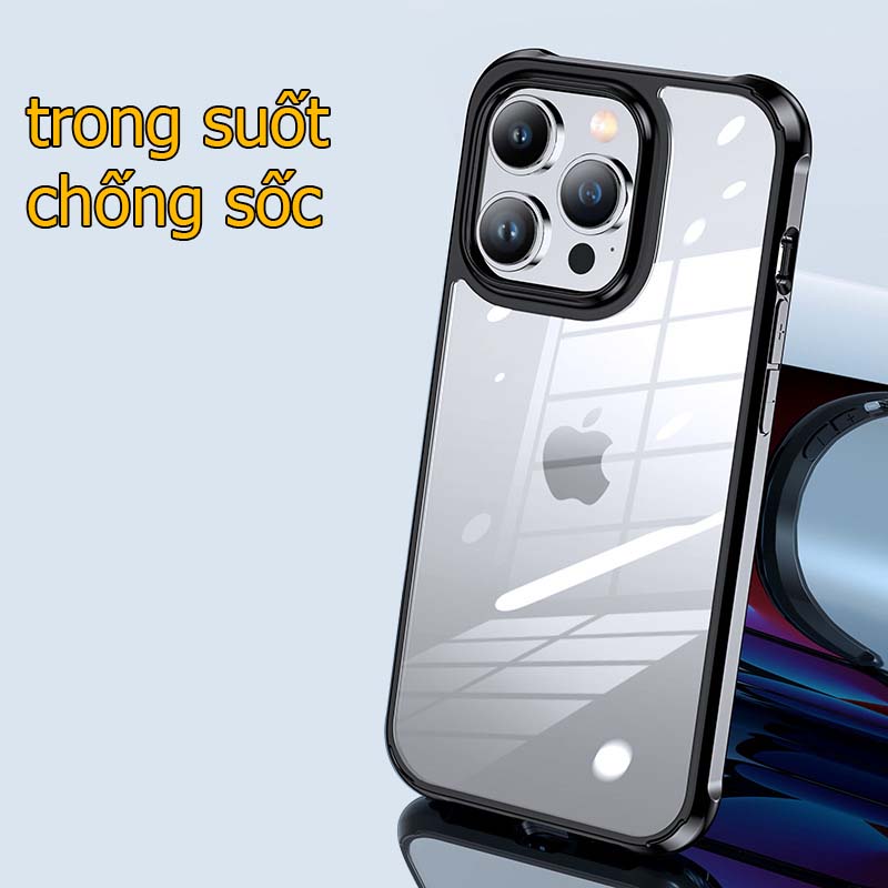 Ốp trong cho iPhone 13promax/14promax/12promax chống sốc cao cấp - hàng chính hãng