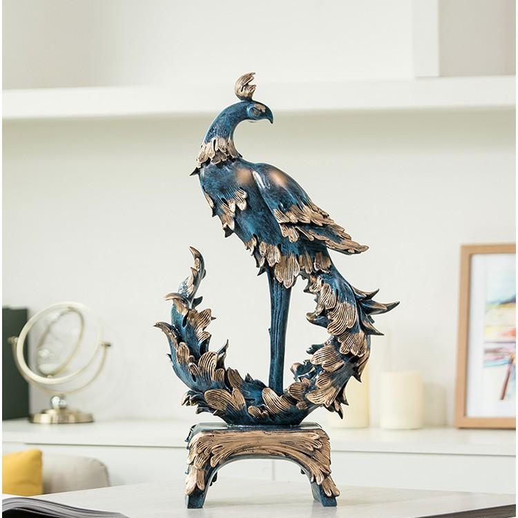Tượng Chim Phượng Hoàng Tài Lộc Trang Trí Đẹp Mắt MARQUIS PHOENIX