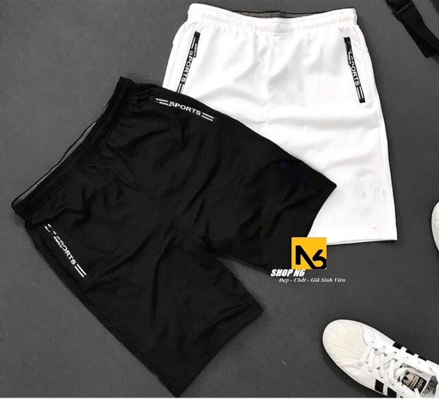 Quần short nam thể thao đồ gym thun cotton 4 chiều, quần đùi nam mặc nhà thể thao cao cấp ShopN6 - QSB2 (Nhiều Màu)