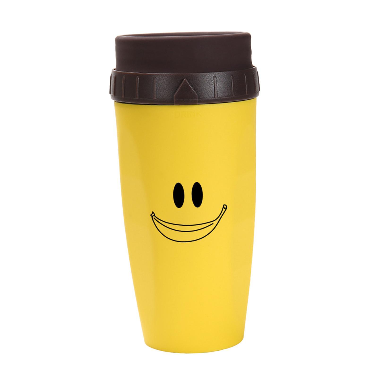 Coverless Portable with Stainless Steel Straw Insulated Coffee Cup