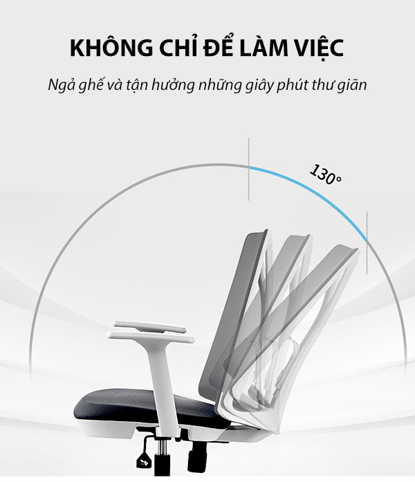 Ghế công thái học Ergonomic Express 01 - Ghế văn phòng làm việc tối ưu hỗ trợ tốt cột sống