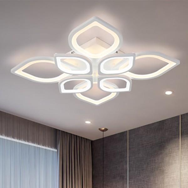 Đèn Led ốp trần trang trí  3 chế độ sáng, điều khiển từ xa hiện đại