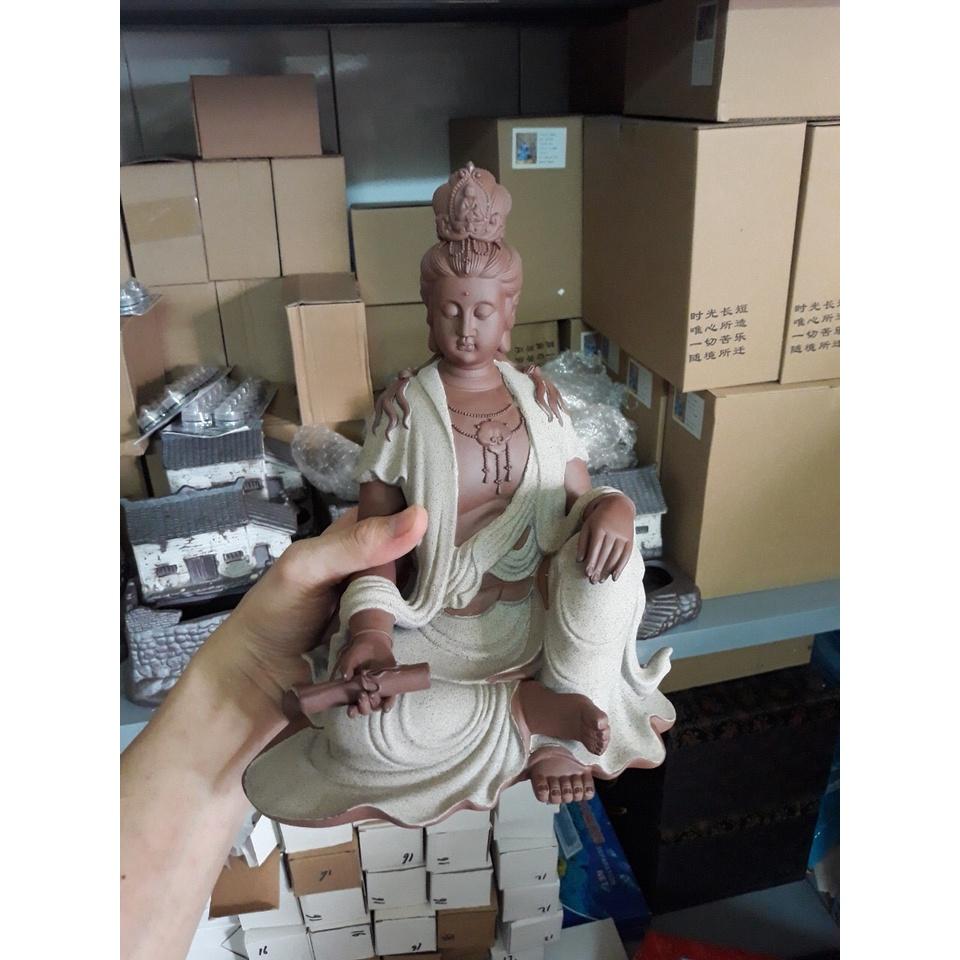 TƯỢNG PHẬT BÀ QUAN ÂM PHỔ HIỀN- TƯỢNG QUAN ÂM BỒ TÁT GỐM TỬ SA CỠ LỚN