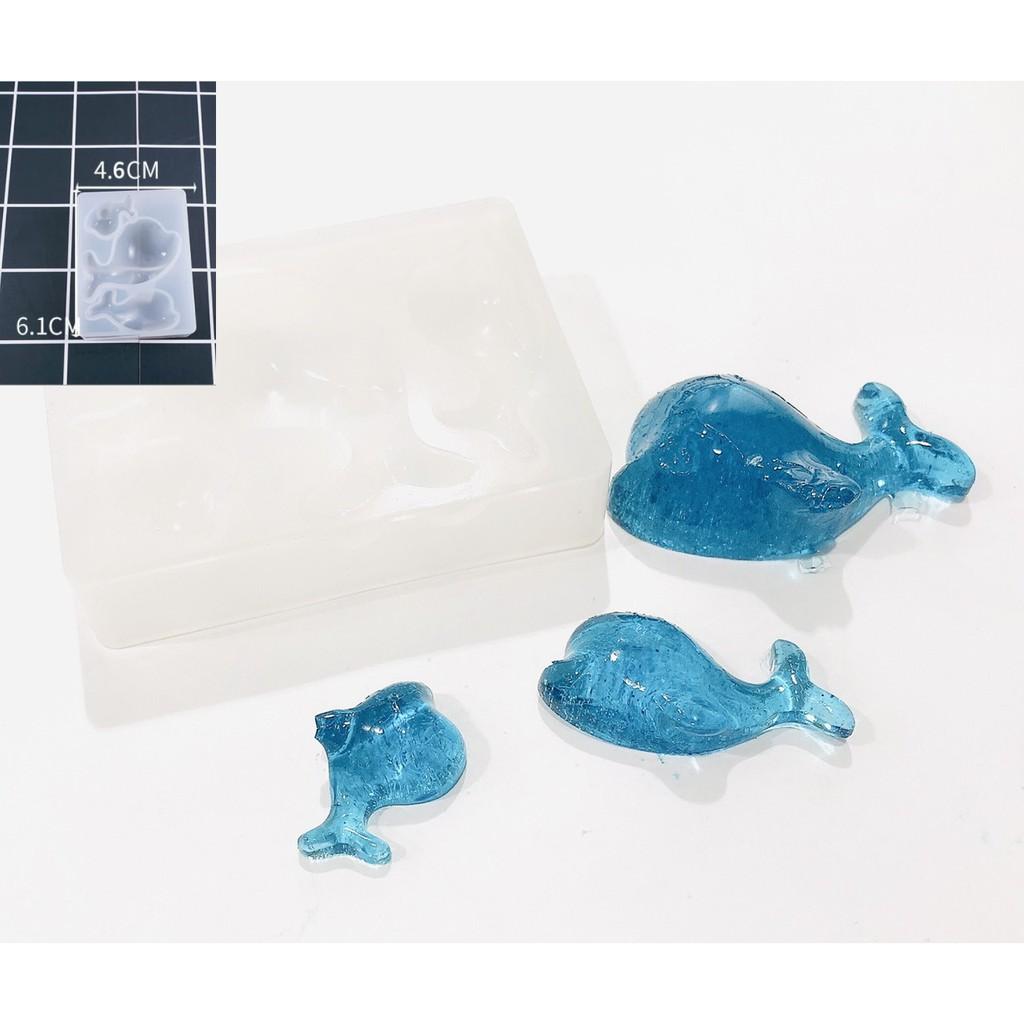 Khuôn Silicone Móc Khóa Resin Hình Cá Heo Nhỏ - Trường Thịnh Sài Gòn