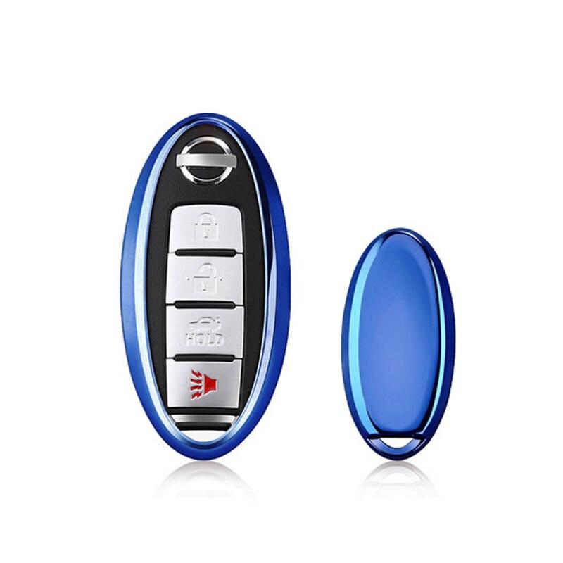 Vỏ Tpu Mềm Bọc Chìa Khóa Điều Khiển Từ Xa Cho Infiniti Nissan Serena Sylphy Teana Elgrand Almera Grand Livina Qashqai J11 Juke X-Trail