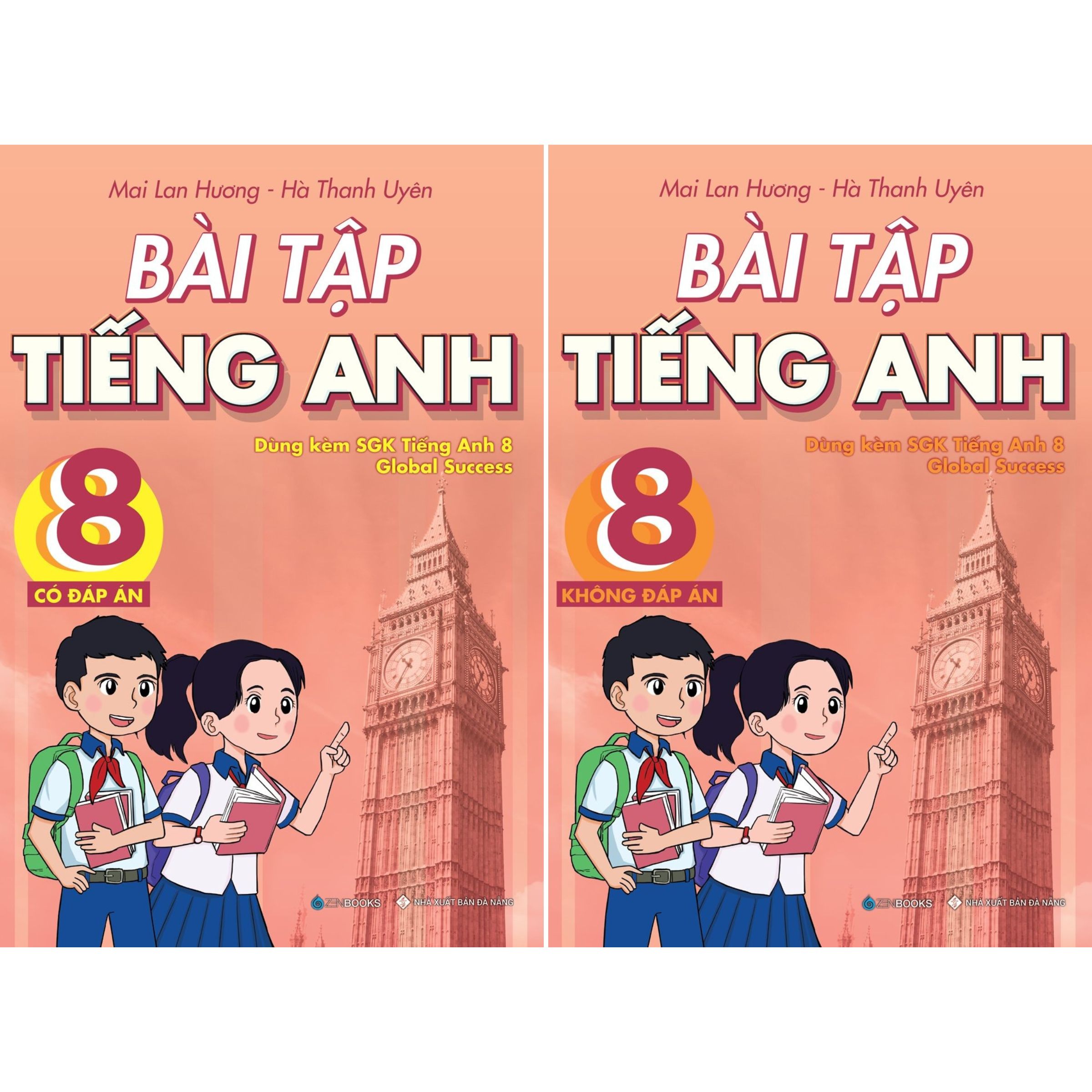 Bài tập tiếng Anh 8 - Có đáp án &amp; Không đáp án (Dùng kèm SGK TA8 Global Success)