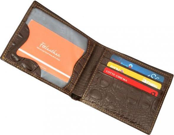 Ví da nam FTT LEATHER mã VDDVCS04