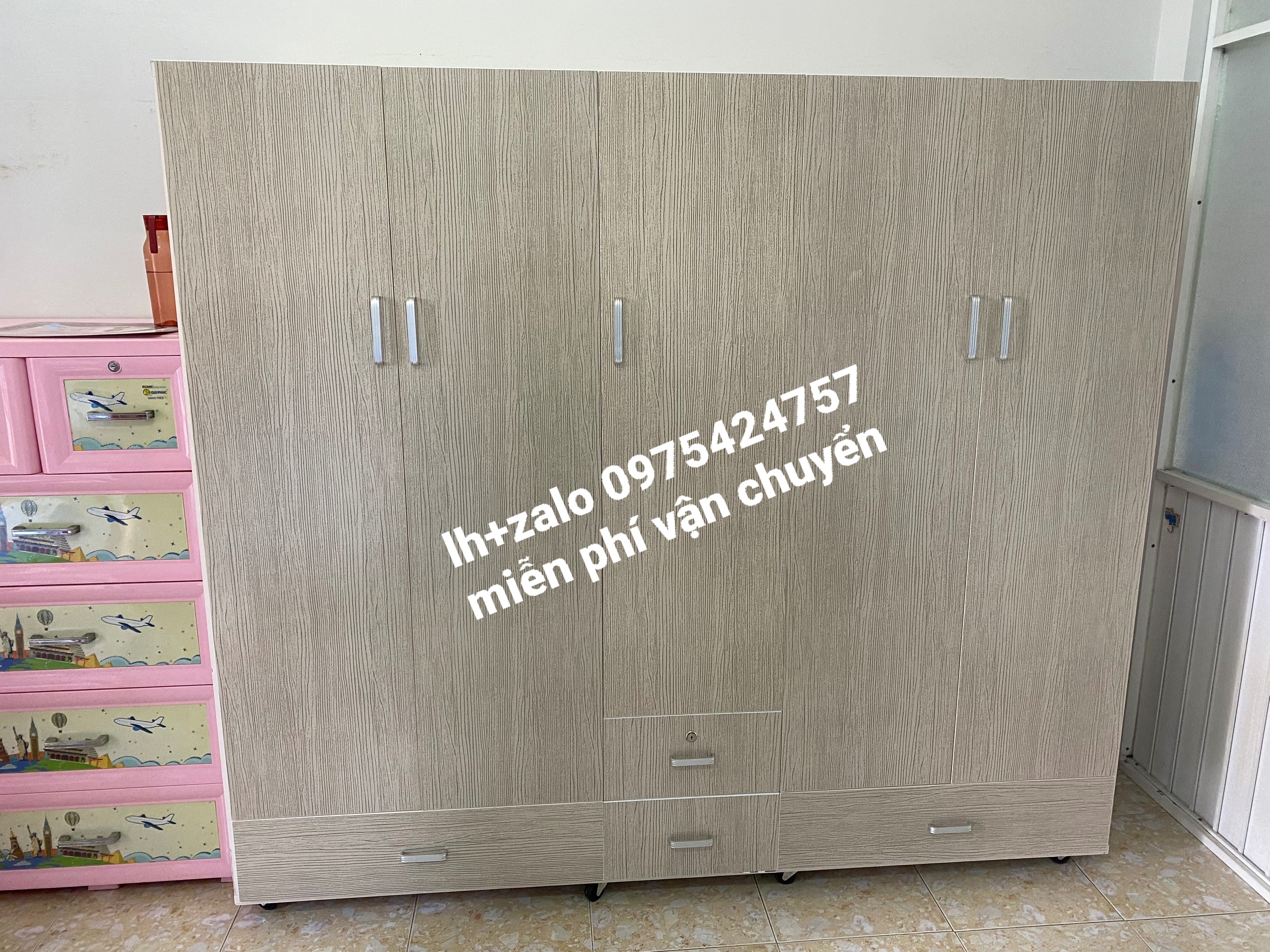 Tủ nhựa đài loan 5 cánh